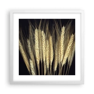 Poster în ramă albă - Magie rustică - 40x40 cm