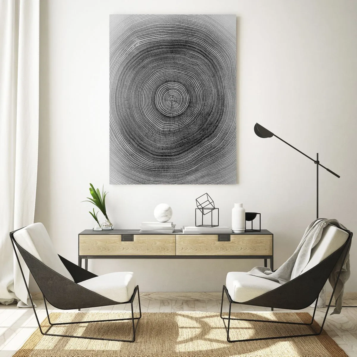 Tablou pe sticlă - Un semn al vremurilor - 50x70 cm