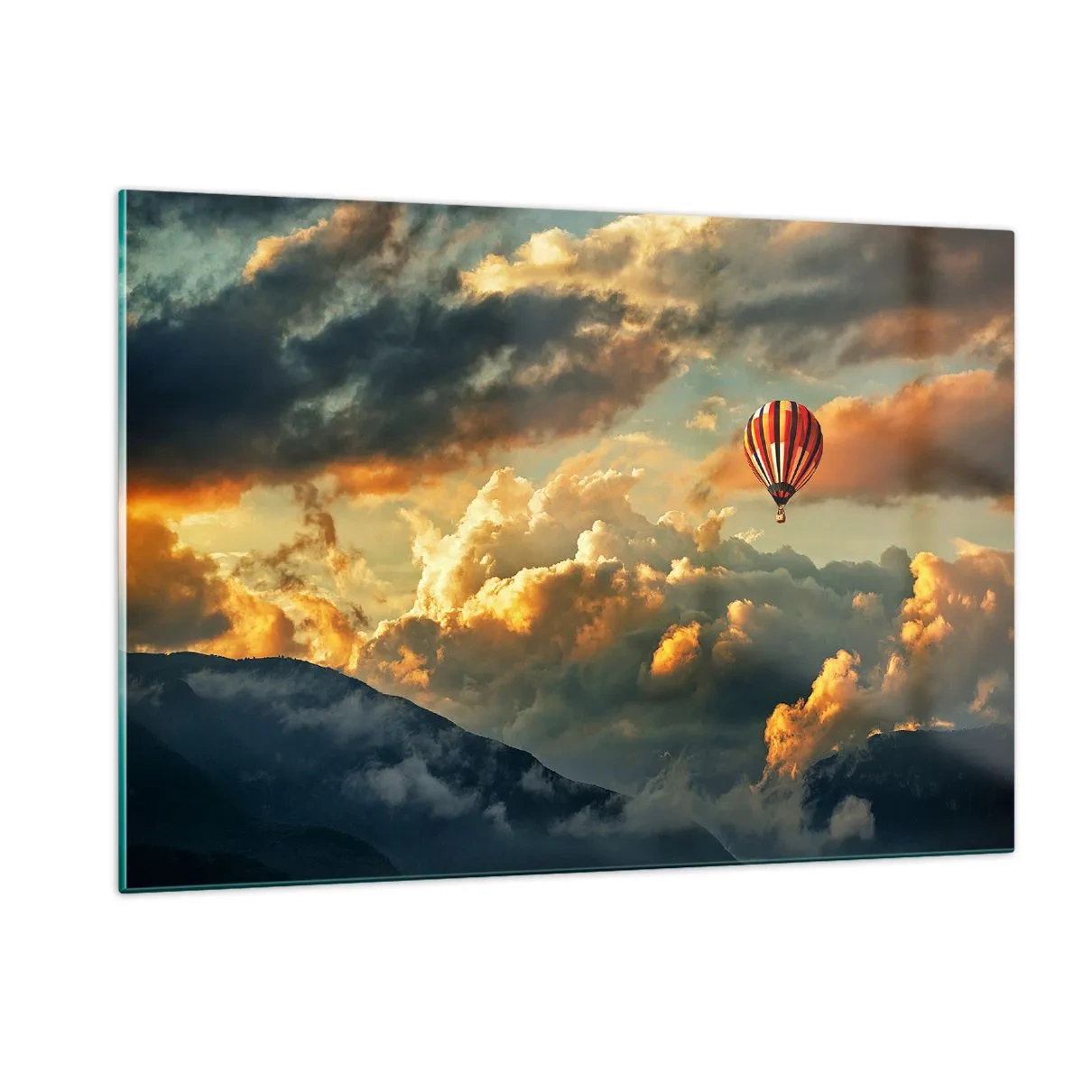 Tablou pe sticlă - Zbor pentru că vreau - 120x80 cm