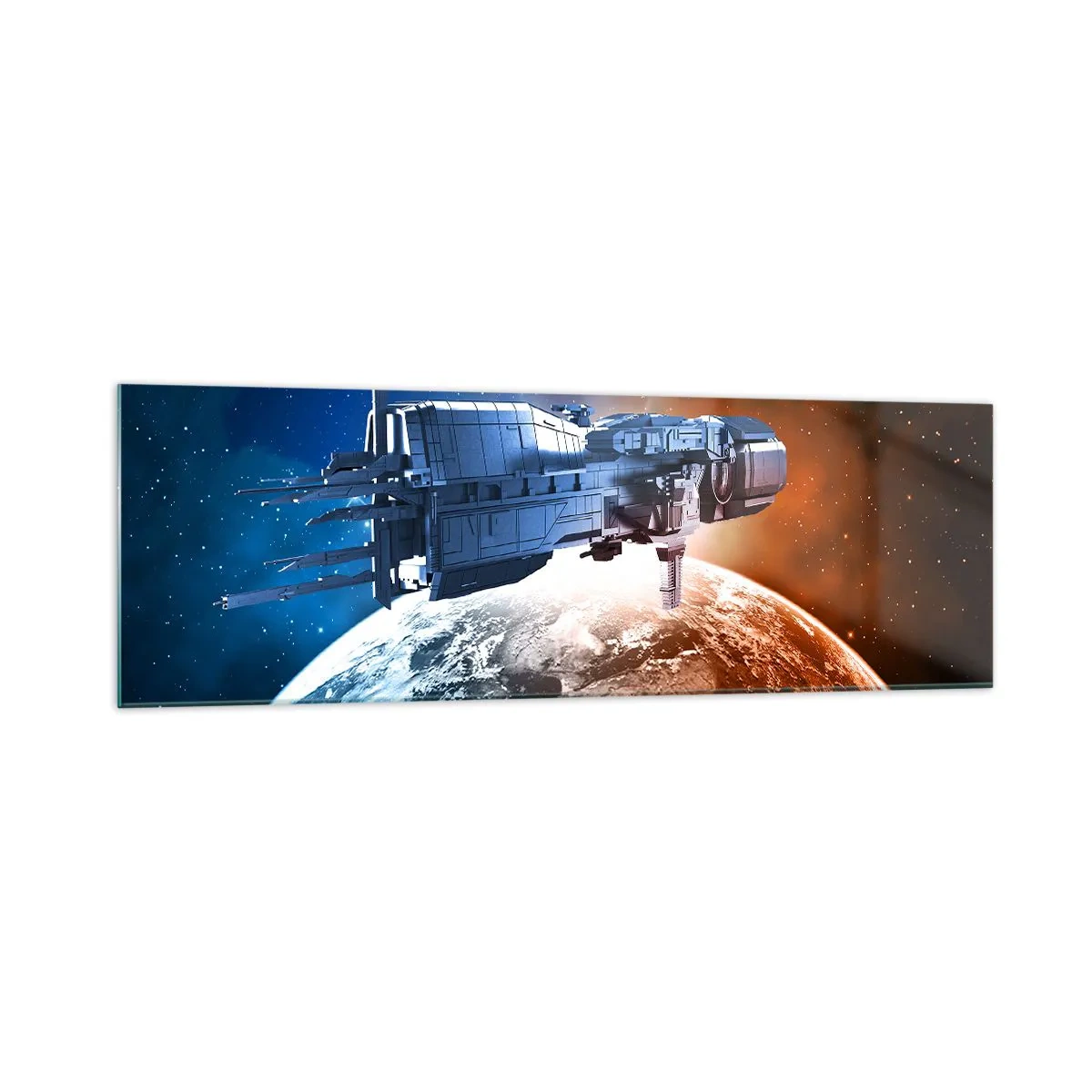 Tablou pe sticlă - Observator atent - 160x50 cm