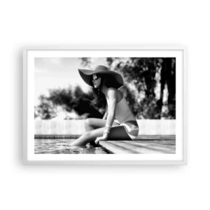 Poster în ramă albă - Vis de vară - 70x50 cm