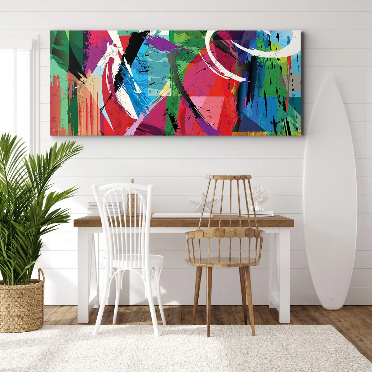 Tablou pe pânză - Rapid, vioi și plin de viață - 120x50 cm