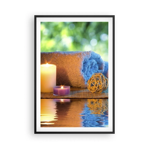 Poster în ramă neagră - Timp pentru corp - 61x91 cm
