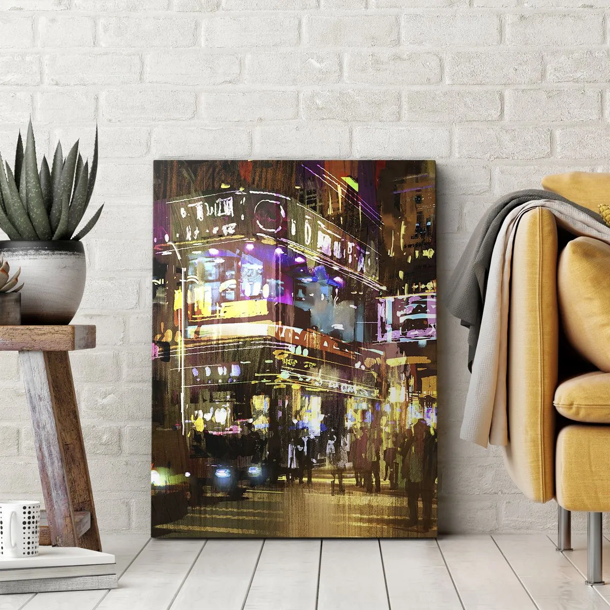 Tablou pe pânză - Într-o mare de lumină - 55x100 cm