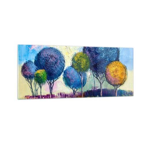 Tablou pe sticlă - Sfera - forma unui ideal - 100x40 cm