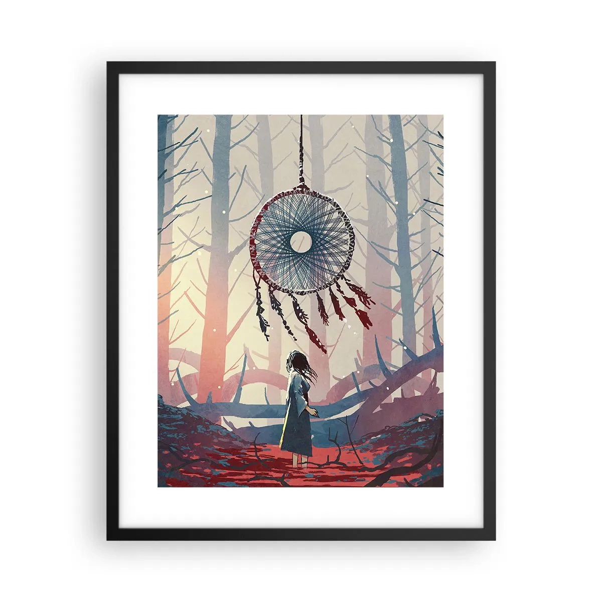 Poster în ramă neagră - Ritualul secret al fericirii - 40x50 cm