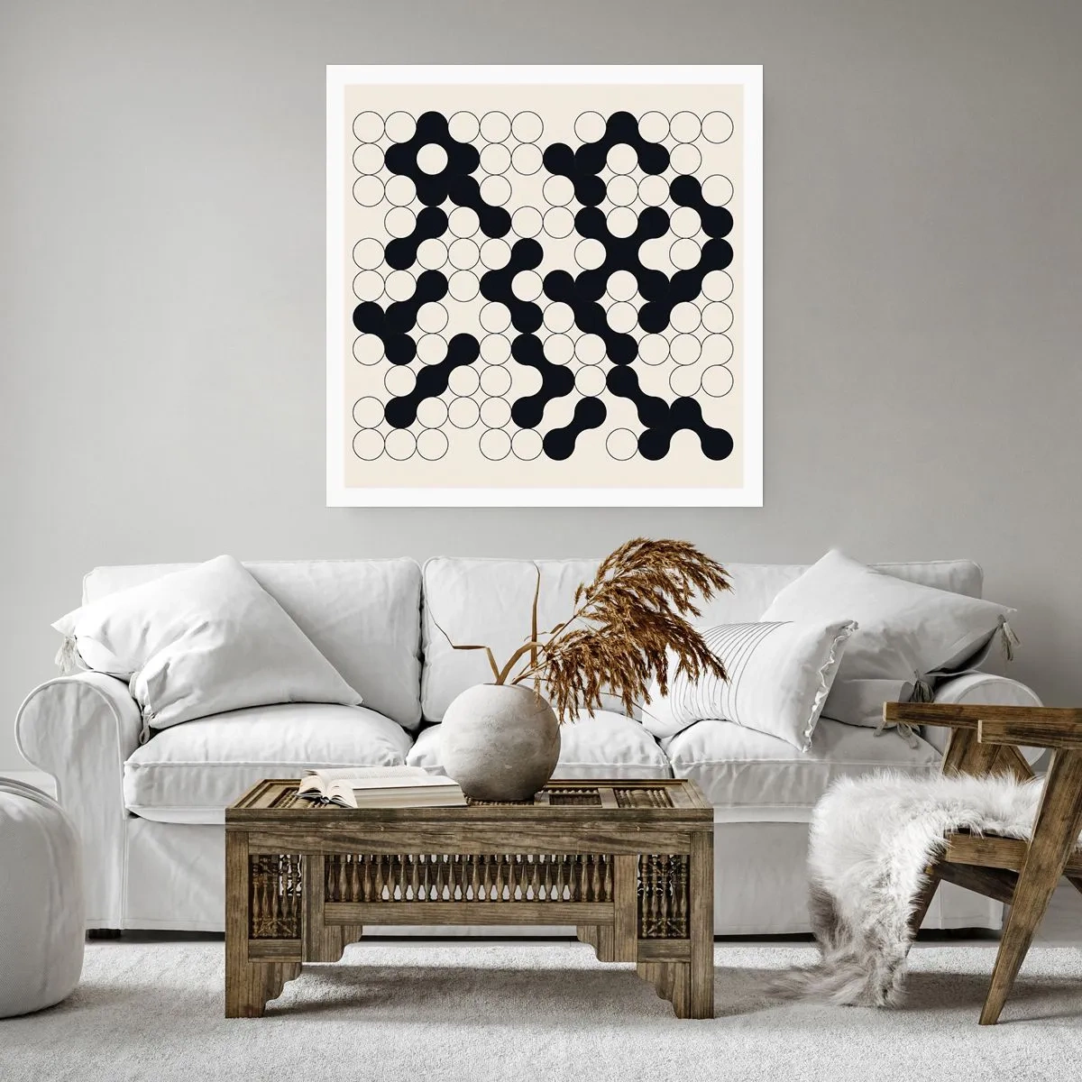 Poster - Joc chinezesc - o variație - 30x30 cm