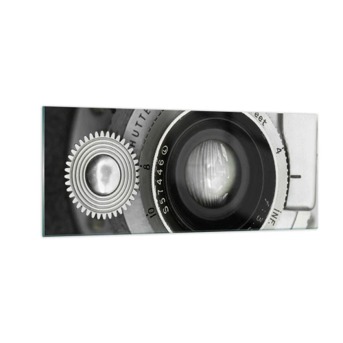 Tablou pe sticlă - Povestea de la Hollywood - 100x40 cm