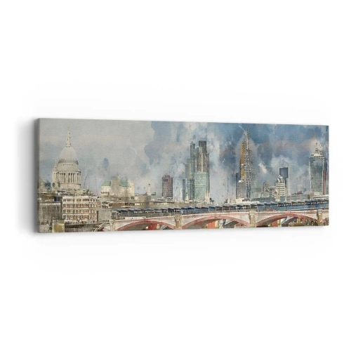 Tablou pe pânză - Londra în toată splendoarea ei - 90x30 cm