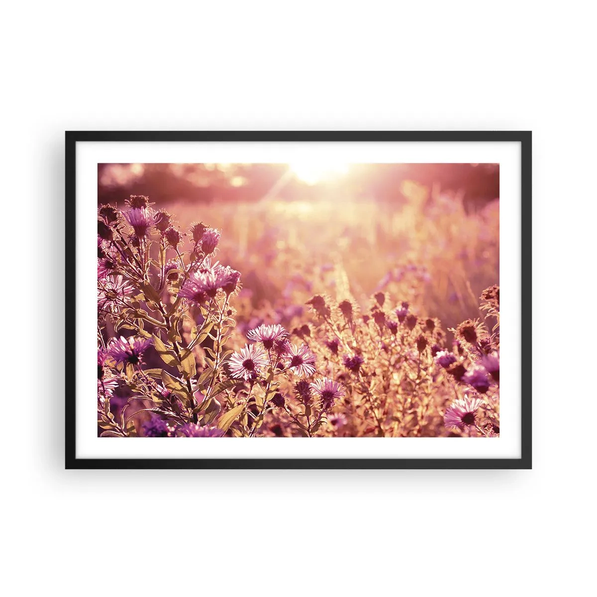 Poster în ramă neagră - Înainte ca vara să plece - 70x50 cm