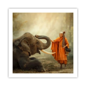 Poster - Întâlnire în călătorie - 60x60 cm