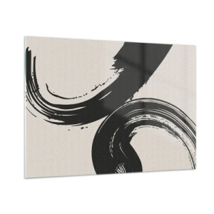 Tablou pe sticlă - Tare și circular - 100x70 cm