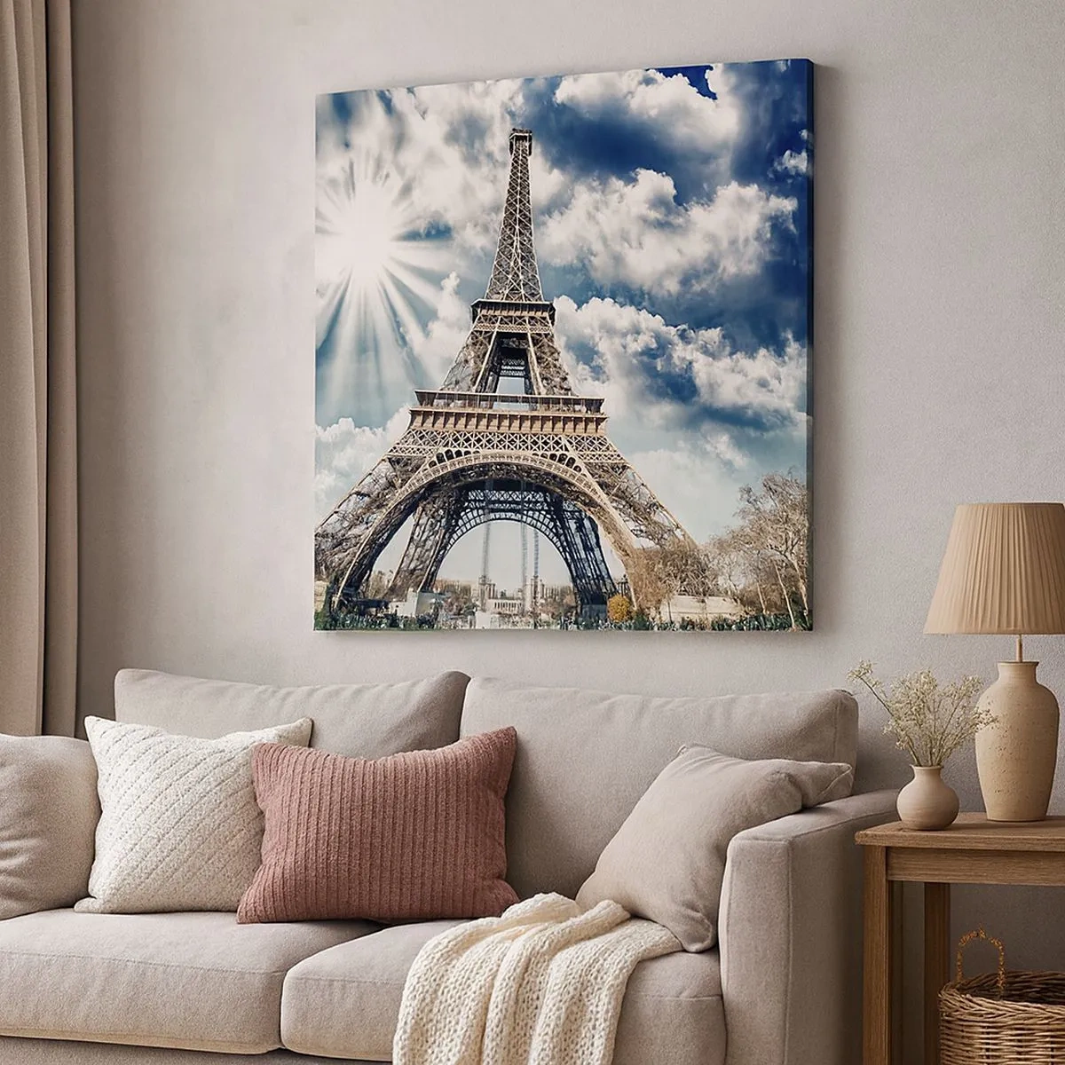 Tablou pe pânză - Singura de acest fel sub soare - 30x30 cm