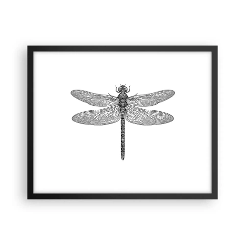 Poster în ramă neagră - Precizia naturii - 50x40 cm