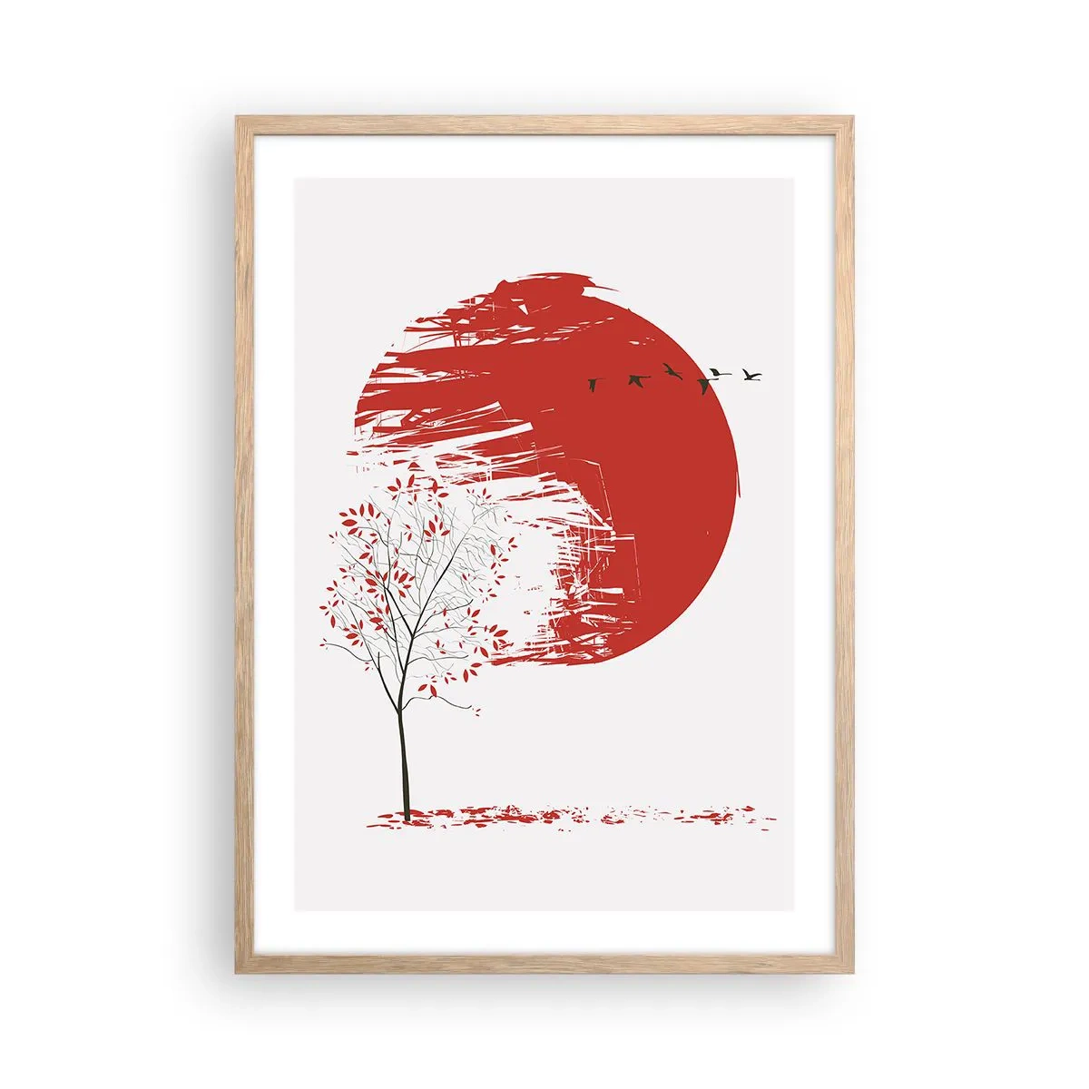 Poster în ramă de stejar deschis - Cunoști această țară? - 50x70 cm