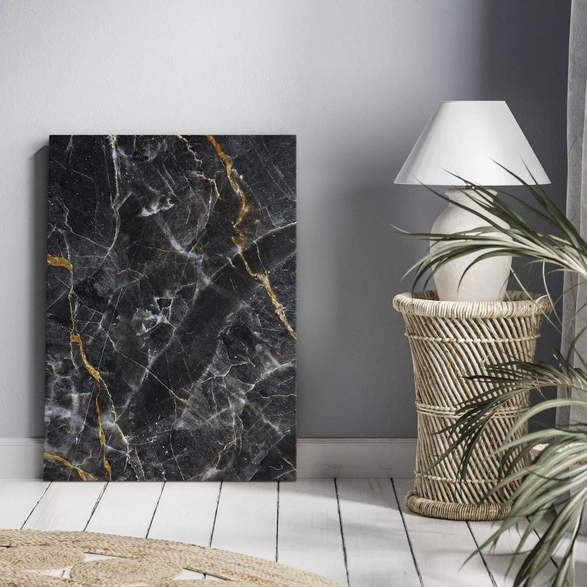 Tablou pe pânză - Viața interioară a unei pietre - 45x80 cm