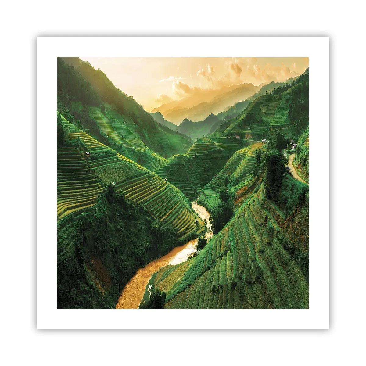 Poster - Valea vietnameză - 50x50 cm
