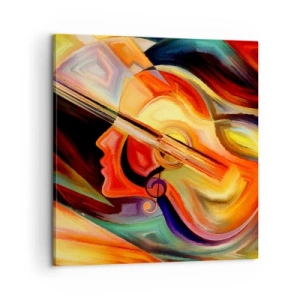 Tablou pe pânză - Și totul merge bine - 60x60 cm