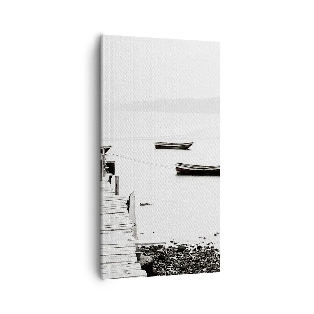 Tablou pe pânză - Peste apă liniștită și limpede - 55x100 cm