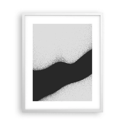 Poster în ramă albă - Echilibru lichid - 40x50 cm