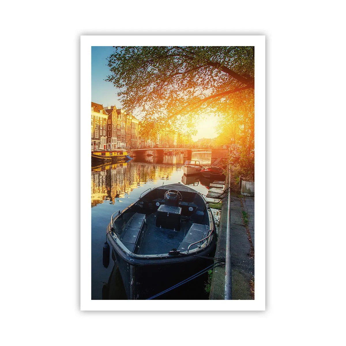 Poster - Dimineața în Amsterdam - 61x91 cm