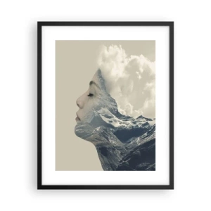 Poster în ramă neagră - Frumusețea elementelor - 40x50 cm