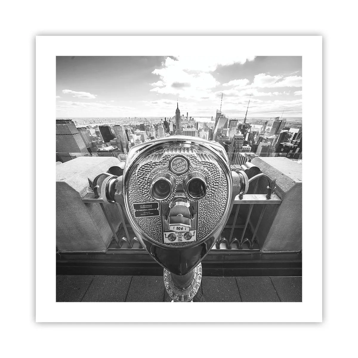 Poster - Orașul de deasupra orașelor - 50x50 cm