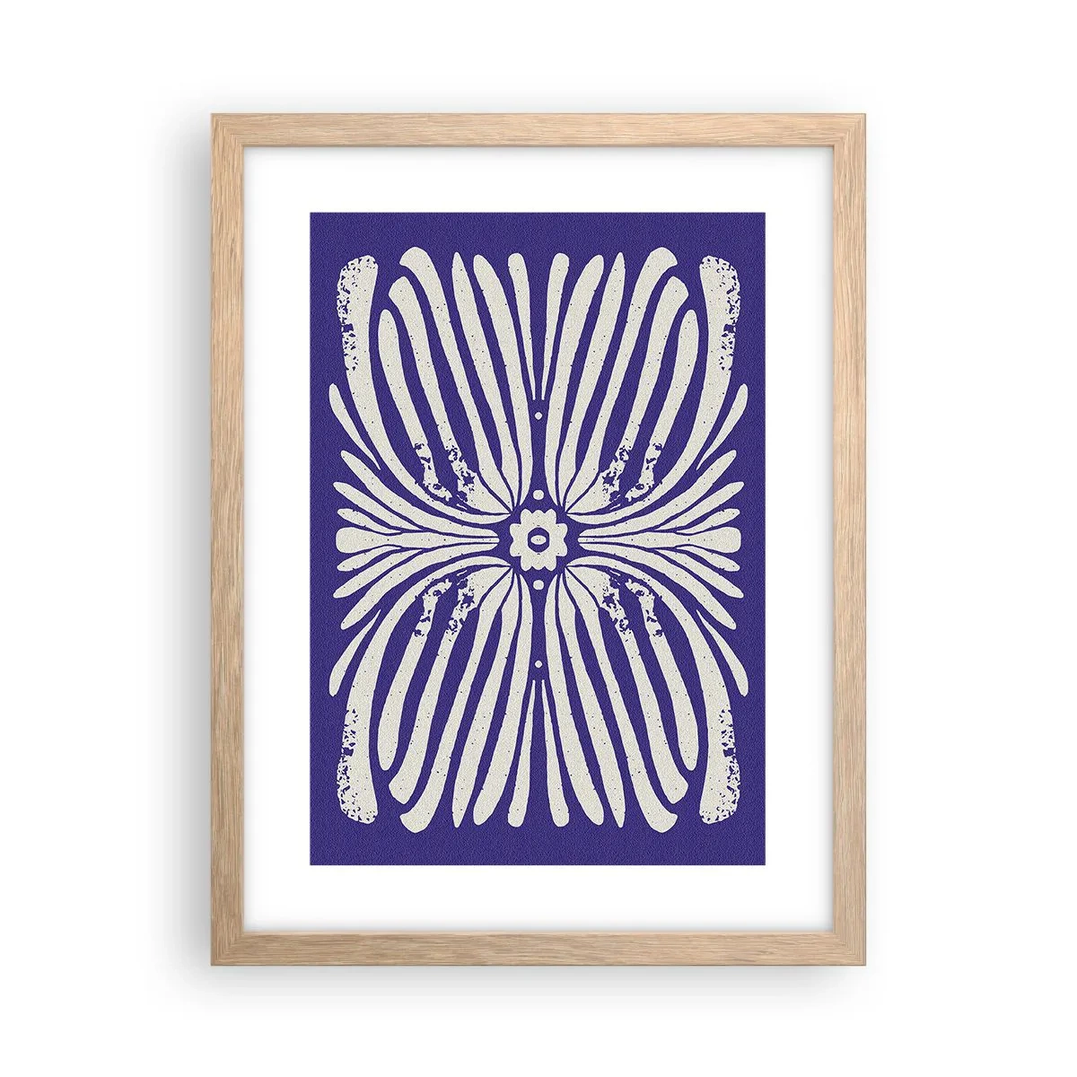 Poster în ramă de stejar deschis - Inspirații etnice - 30x40 cm