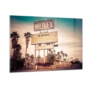 Tablou pe sticlă - Timpul s-a oprit aici - 120x80 cm