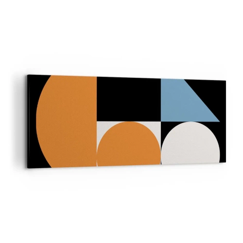 Tablou pe pânză - Sistem de figuri - 120x50 cm