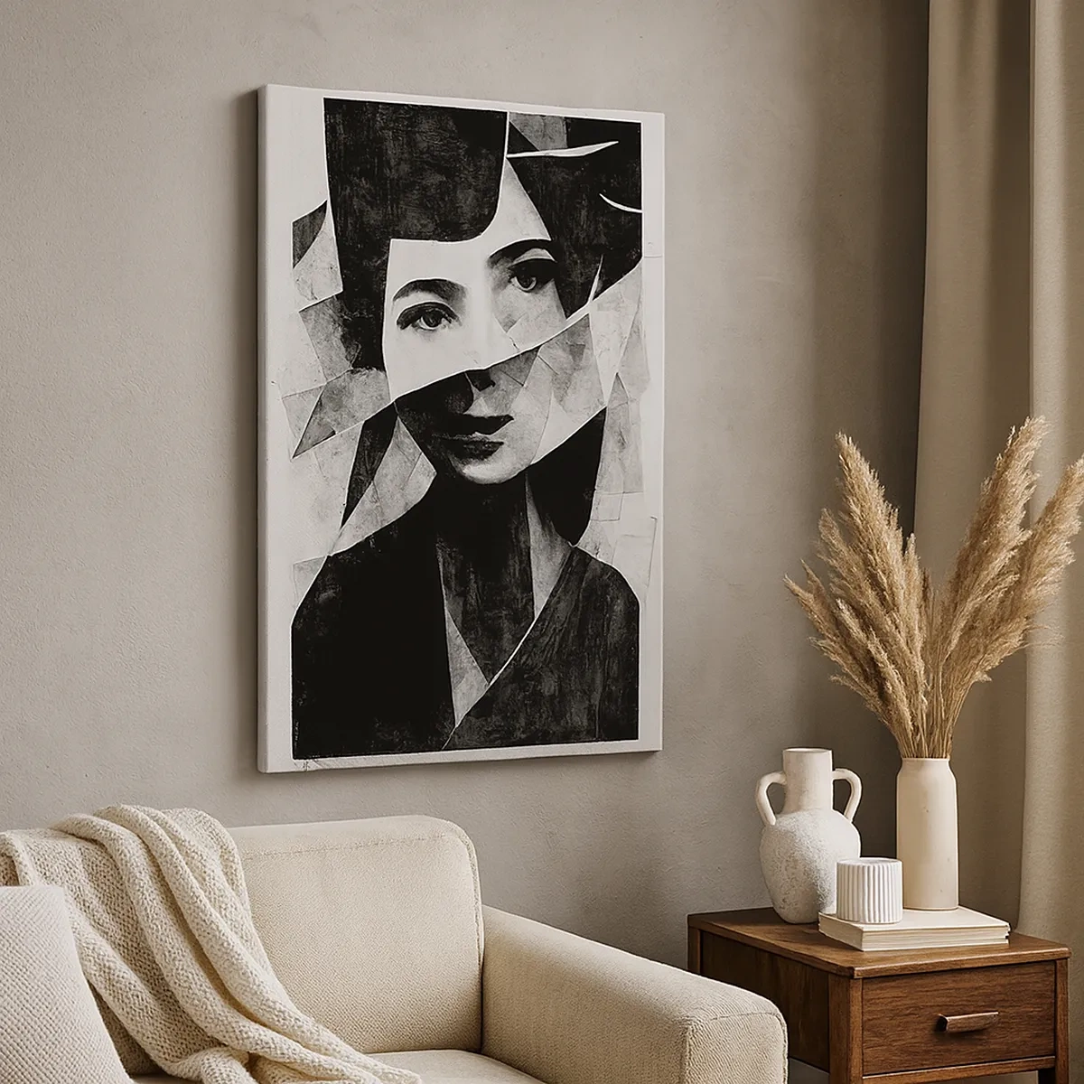 Tablou pe pânză - Cine ești? - 50x70 cm