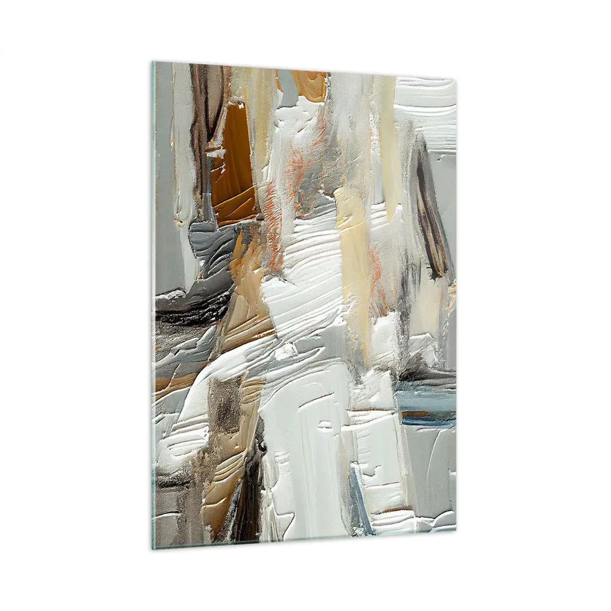 Tablou pe sticlă - Stratificare colorată - 50x70 cm