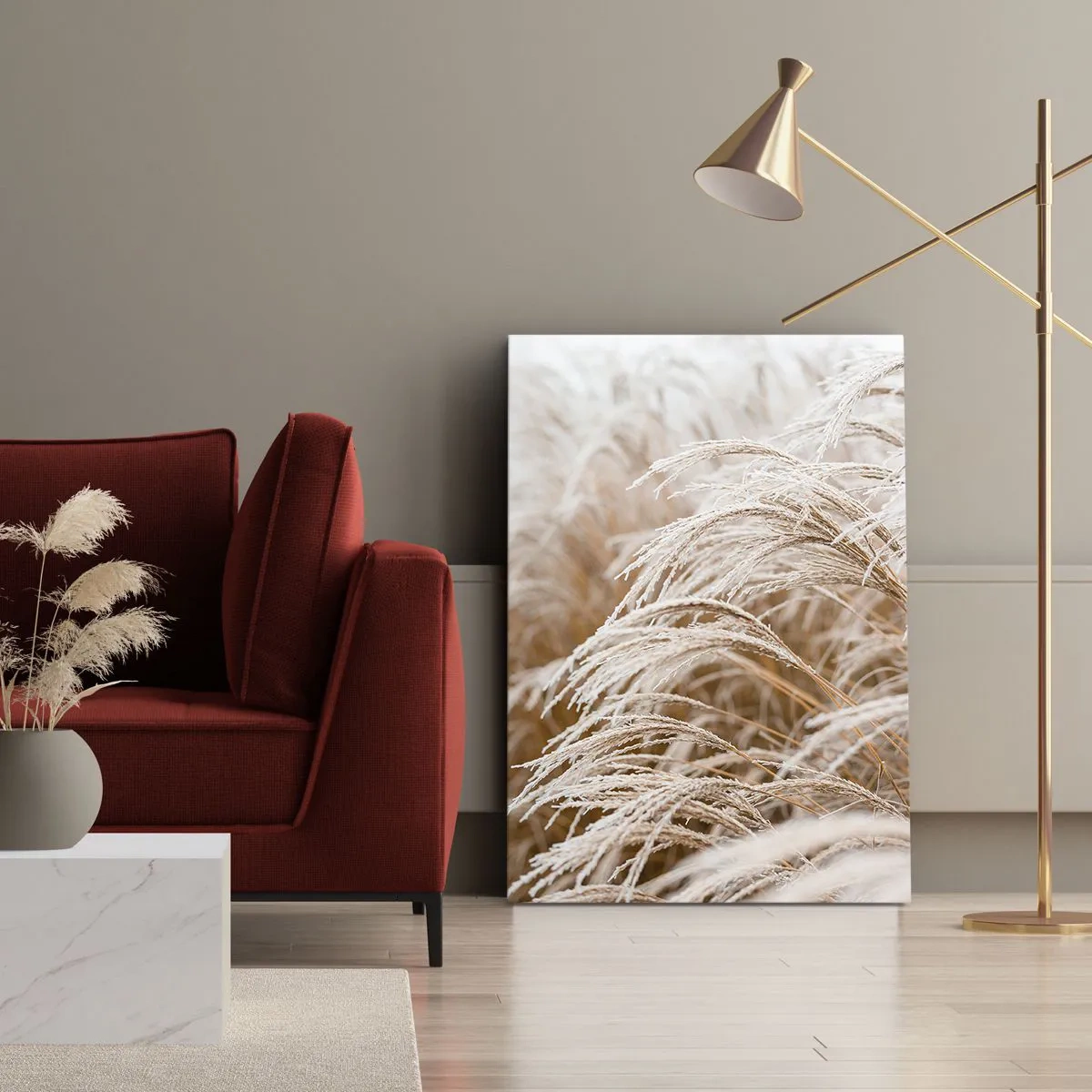 Tablou pe pânză Canvas - Închinându-se la soarele toamnei - 70x100 cm