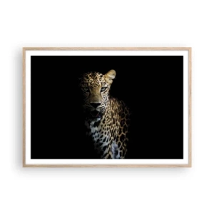 Poster în ramă de stejar deschis - Frumusețe întunecată - 100x70 cm