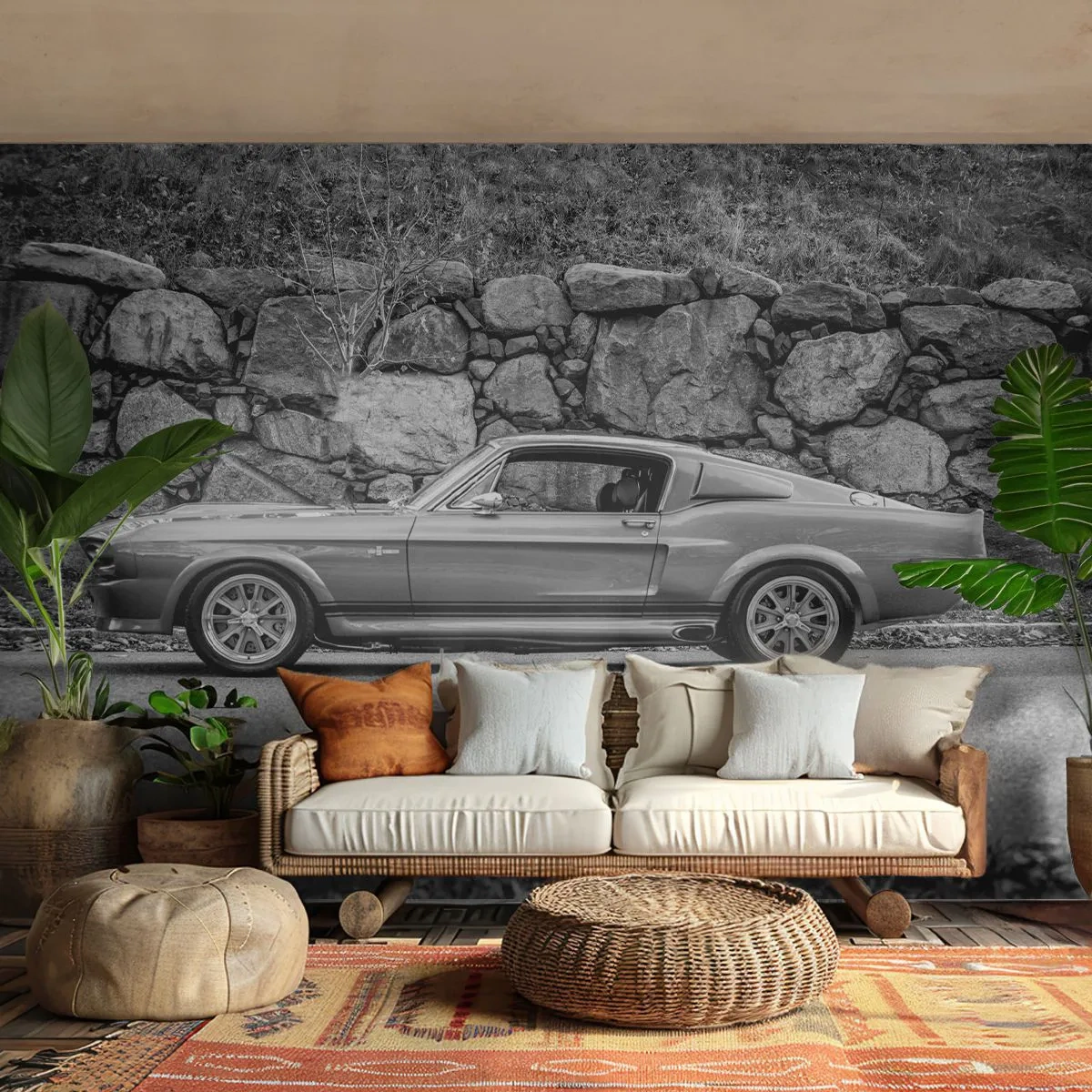 Tapet Premium Canvas - Legenda anilor '60. - Mașină de epocă, Automobile, Mașină sport - 100x70 cm