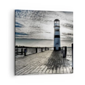 Tablou pe pânză - Marinari, abia aștept să vă văd - 60x60 cm