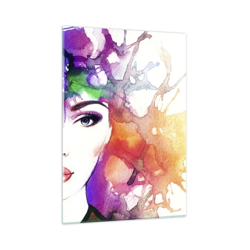 Tablou pe sticlă - Cu capul în nori - 50x70 cm