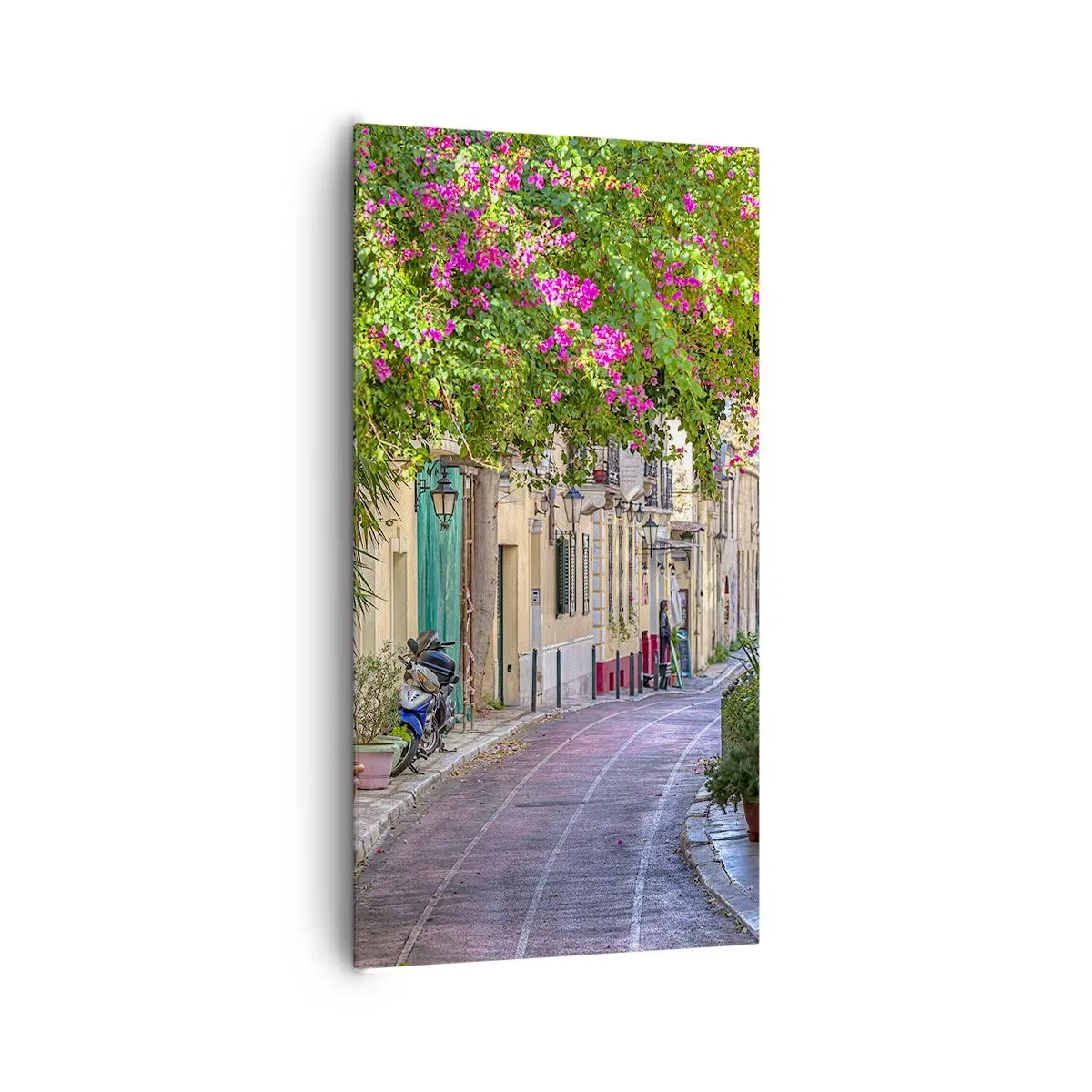 Tablou pe pânză - Alee înfloritoare - 65x120 cm