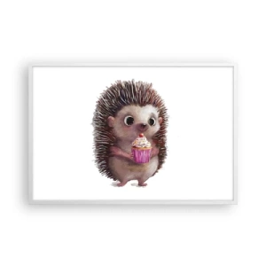 Poster în ramă albă - Fiecare zi este o sărbătoare - 91x61 cm