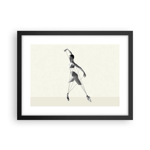 Poster în ramă neagră - Într-un teatru de lumină - 40x30 cm