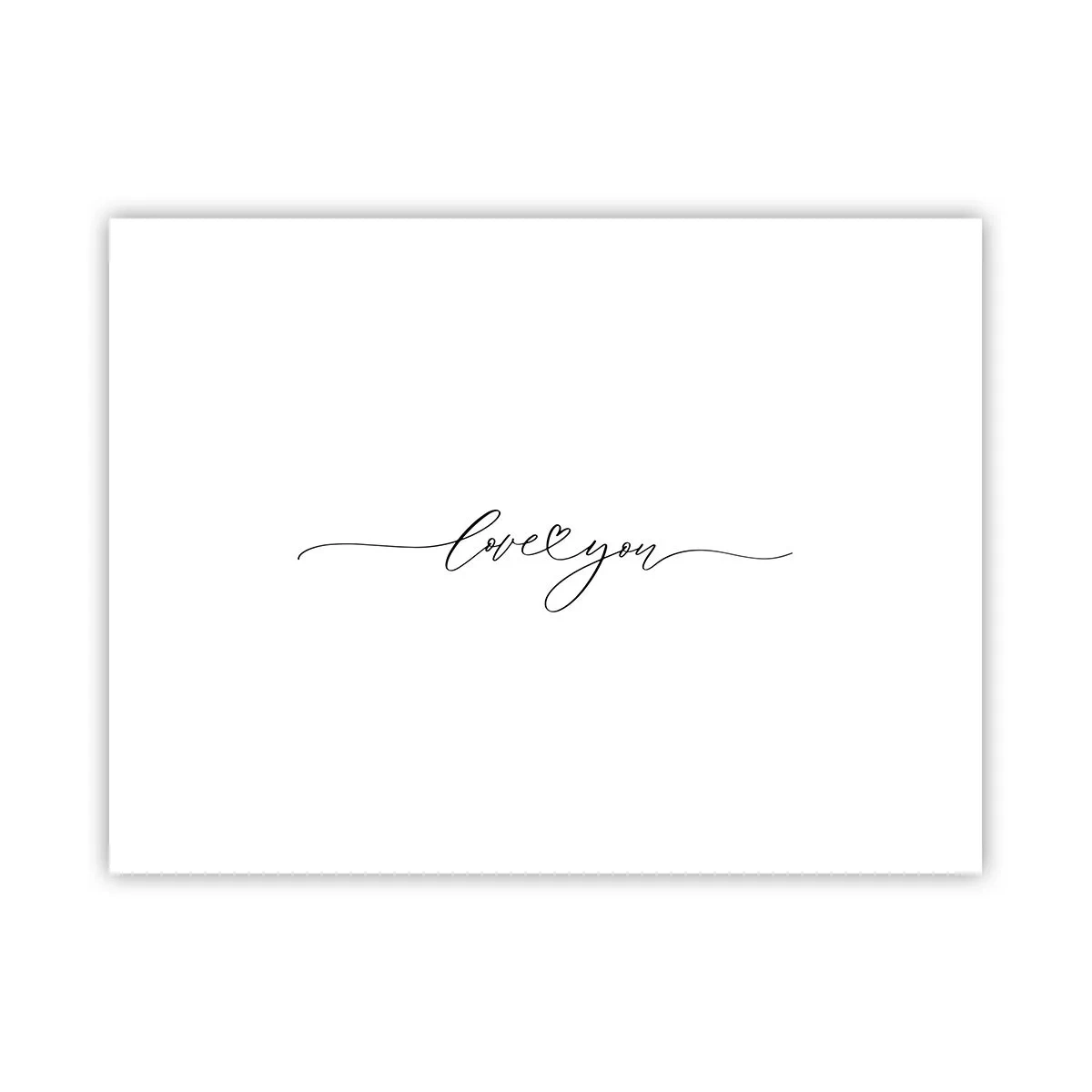 Poster - Negru pe alb - 40x30 cm