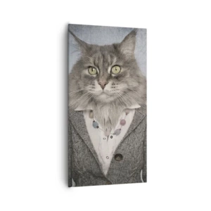 Tablou pe pânză - Blănurile sunt din nou la modă - 65x120 cm