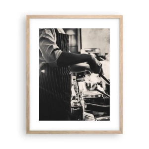 Poster în ramă de stejar deschis - Alchimia aromelor - 40x50 cm