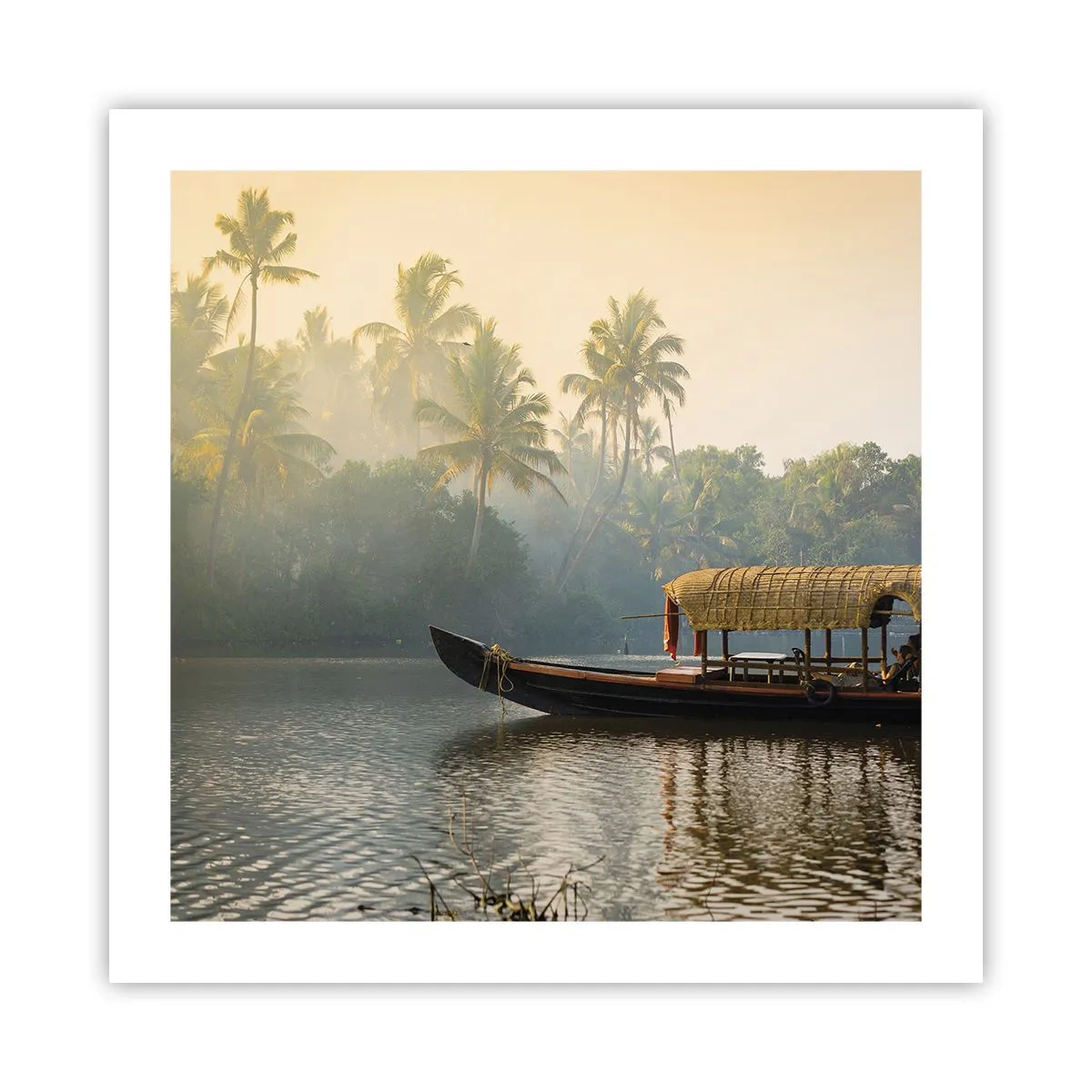 Poster - Casă pe râu - 50x50 cm