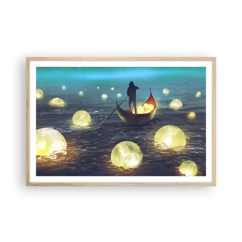 Poster în ramă de stejar deschis - Lucruri la care filozofii nu au visat niciodată - 91x61 cm