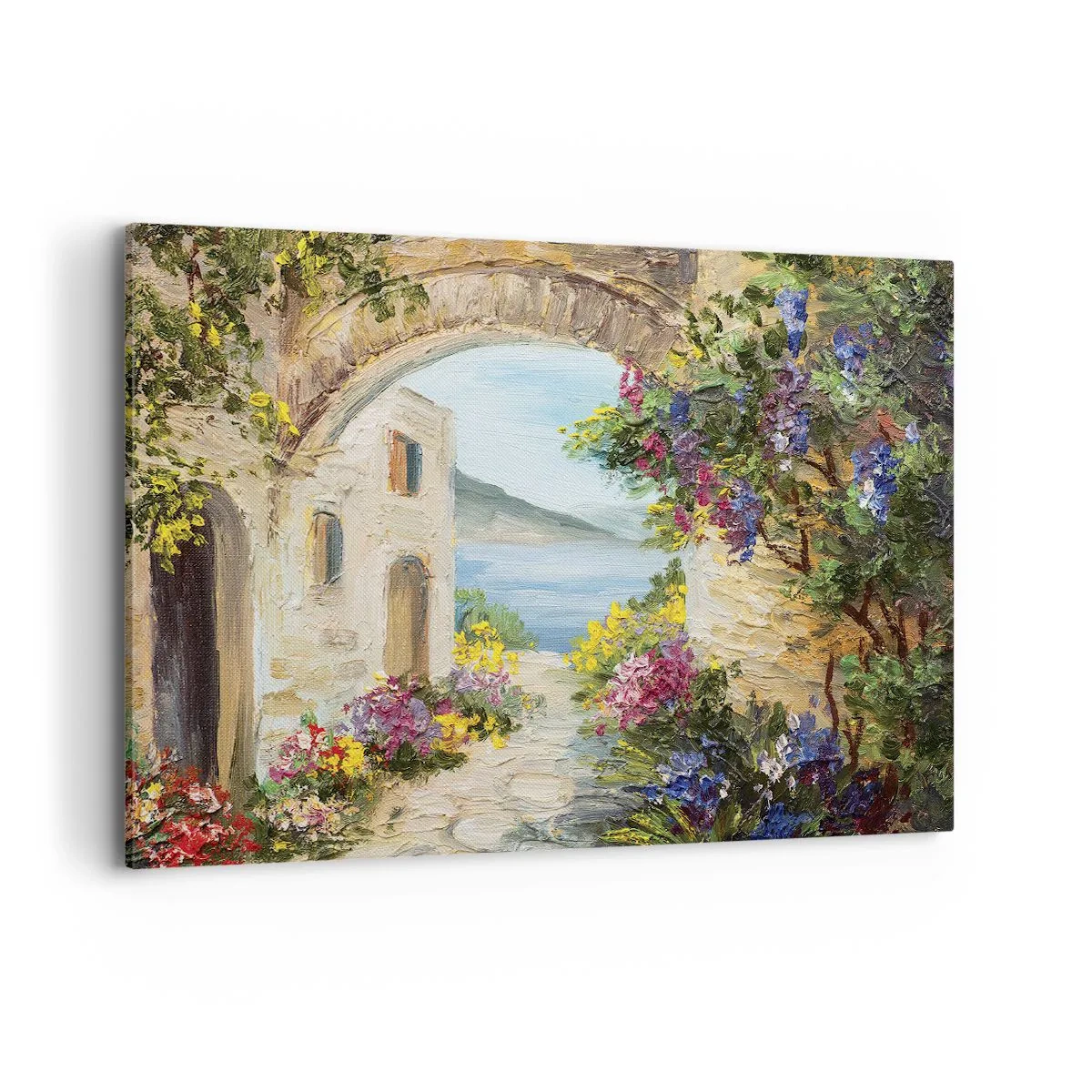Tablou pe pânză - Farmecul peisajului de coastă - 100x70 cm
