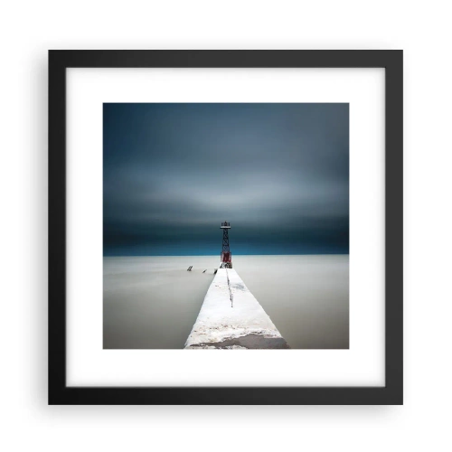 Poster în ramă neagră - Pentru a întâlni infinitul - 30x30 cm