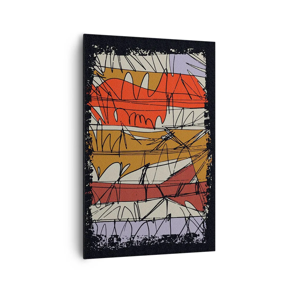 Tablou pe pânză - Compoziție spontană - 80x120 cm