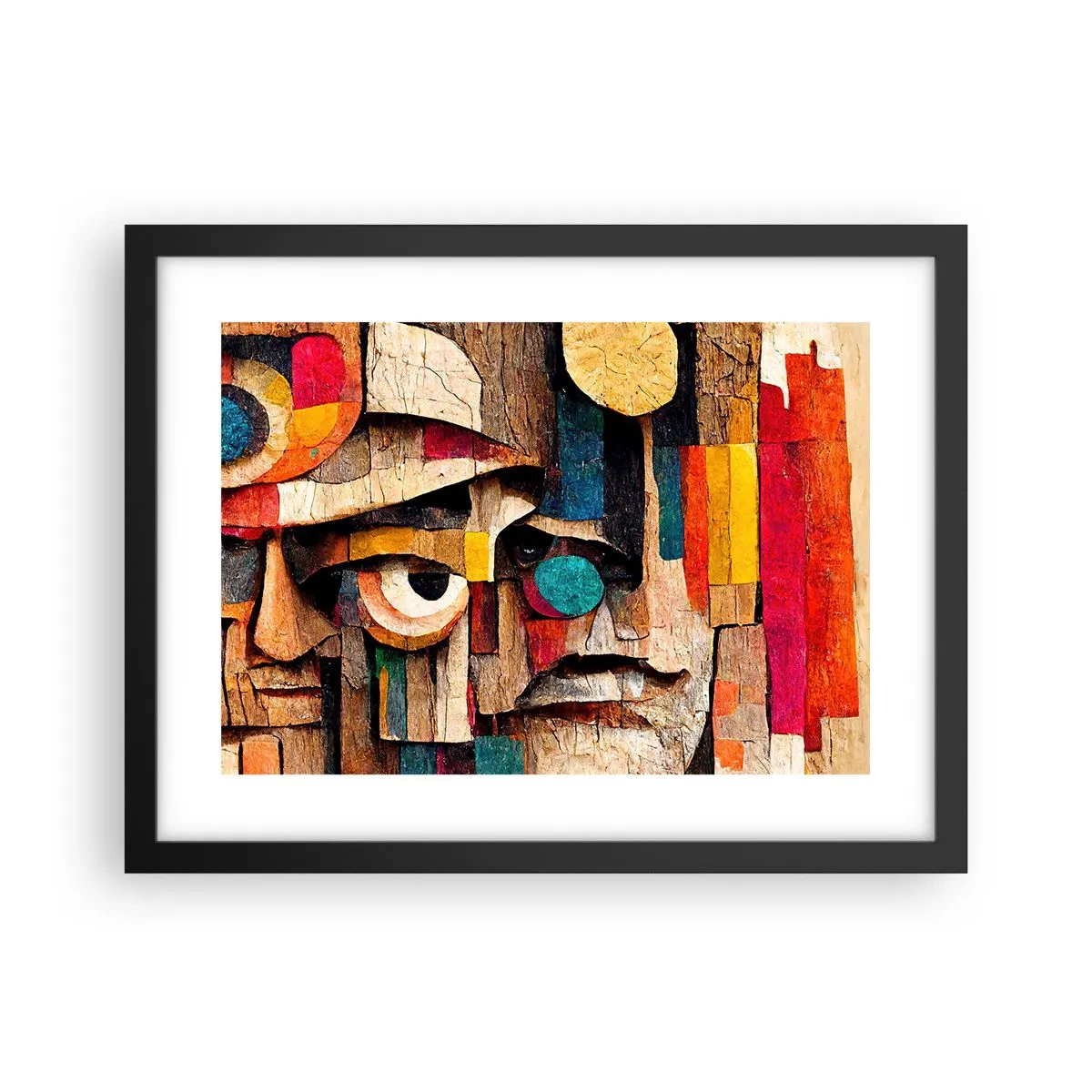 Poster în ramă neagră - Te văd... - 40x30 cm