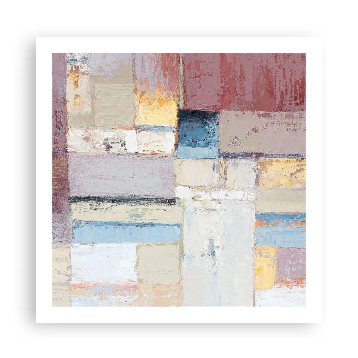 Poster - Liniștea geometriei - 60x60 cm